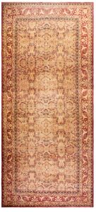 Antique oversized kirman persian allover knotted rug 23799 001 | by rugs on net
