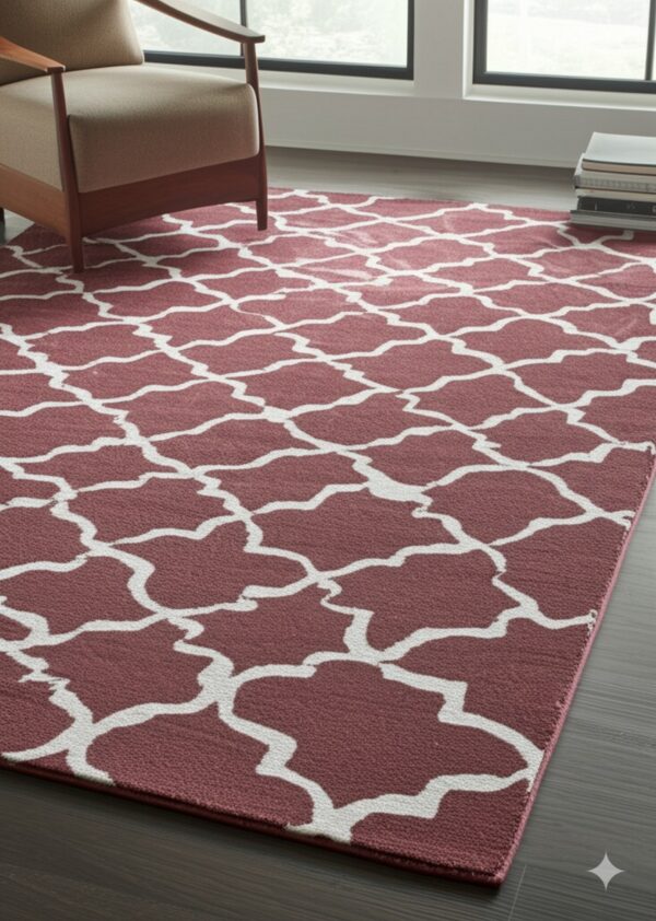 Giselle iris brown hand tufted wool rug - image 8