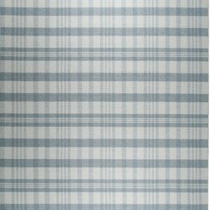 Light blue and off-white flatweave rug featuring an intricate full-coverage checked pattern.