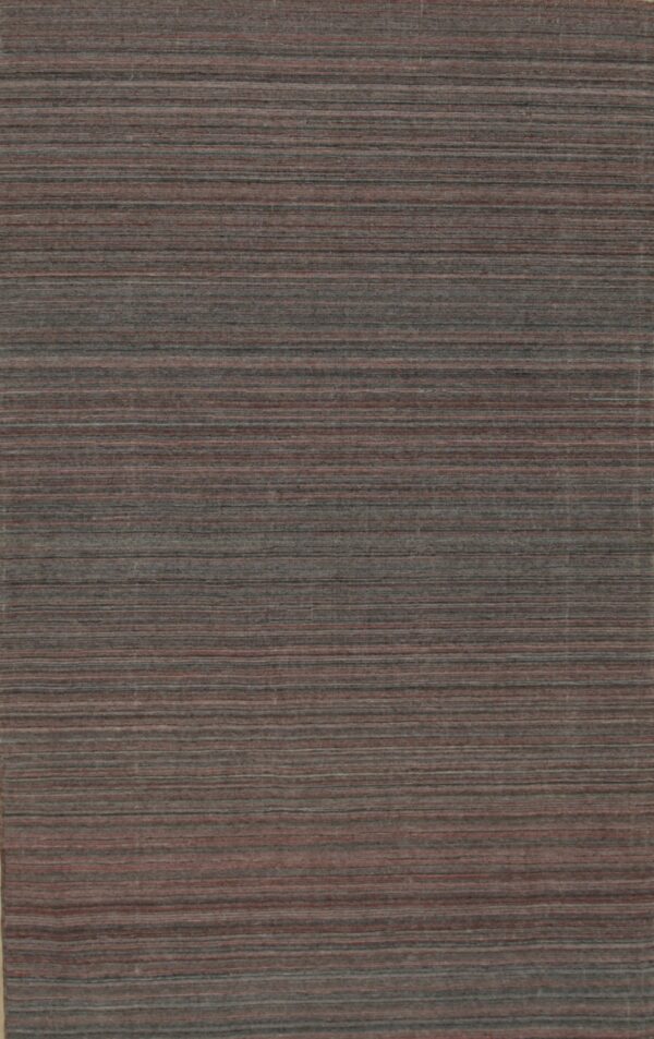 Textured striped navy and burgundy rug