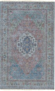 New india kilim flat woven traditional rust wool hand knotted rug zhpr201bl 1 | by rugs on net