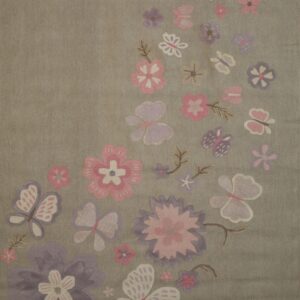 Rustic Elena Gray Hand Tufted Wool Rug