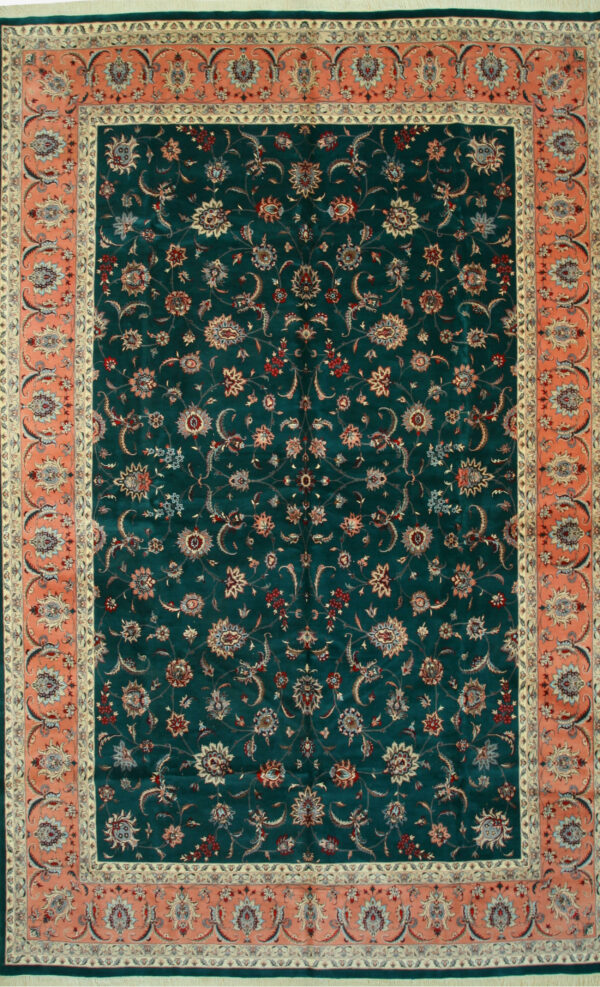 Intricate floral design on dark background.