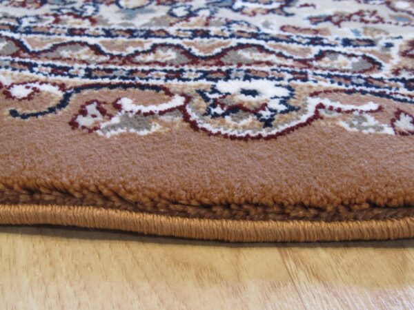 Iris opulent rust machine made rug - image 7