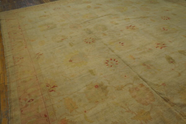 Antique large borlou turkish knotted rug, circa date: 1930s. This exceptional turkish borlou piece