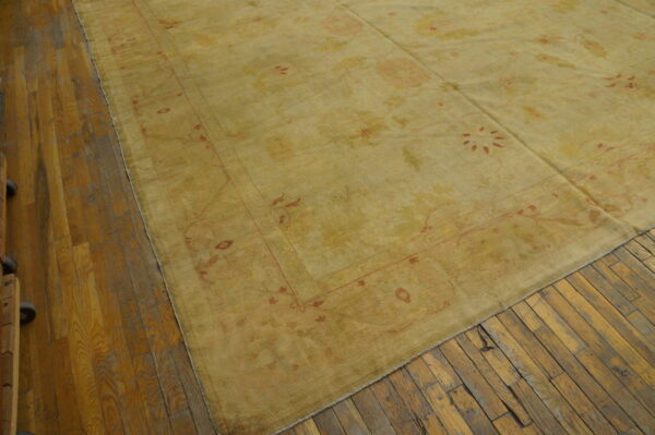 Antique large borlou turkish knotted rug - image 8