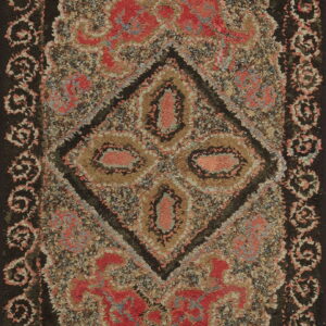 Colorful floral design on dark background