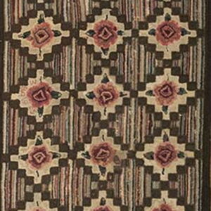 Colorful floral pattern on dark background