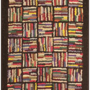 Colorful geometric pattern on dark background