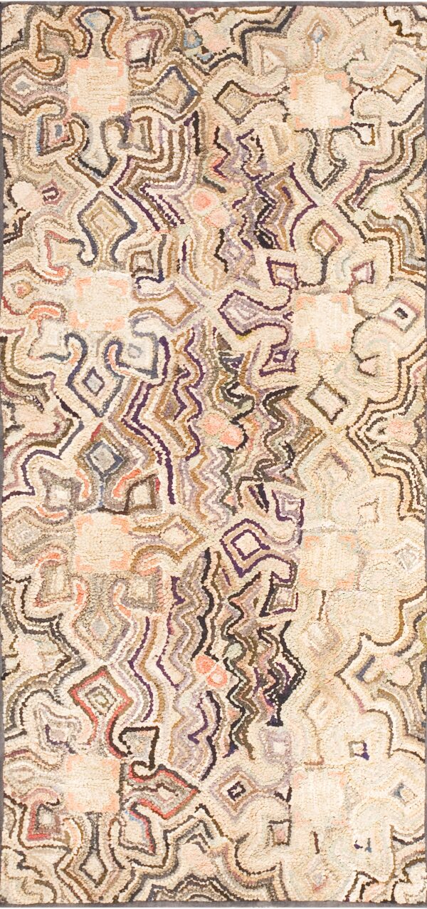 Intricate abstract pattern in muted colors.
