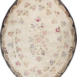 Floral design on ivory background.