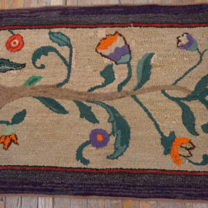 Colorful floral design on ivory background