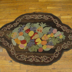 Colorful fruit design on dark background