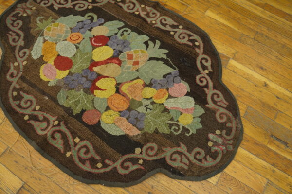 Colorful floral design on dark background