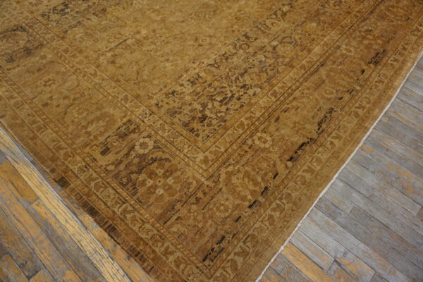 Antique amritsar room size wool ivory rug - image 2