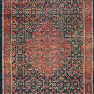 Intricate floral patterns on dark background