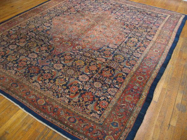 Intricate persian rug with vibrant colors