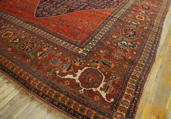 Colorful intricate persian rug design