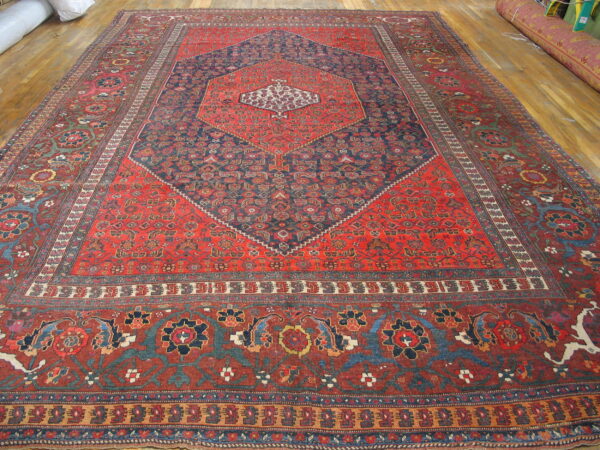 Colorful intricate persian rug design