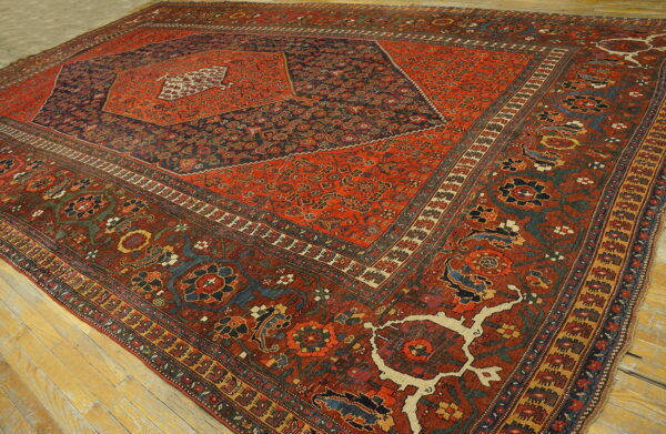 Colorful intricate persian rug design