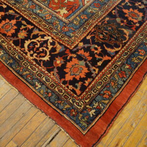 Colorful intricate Persian rug design