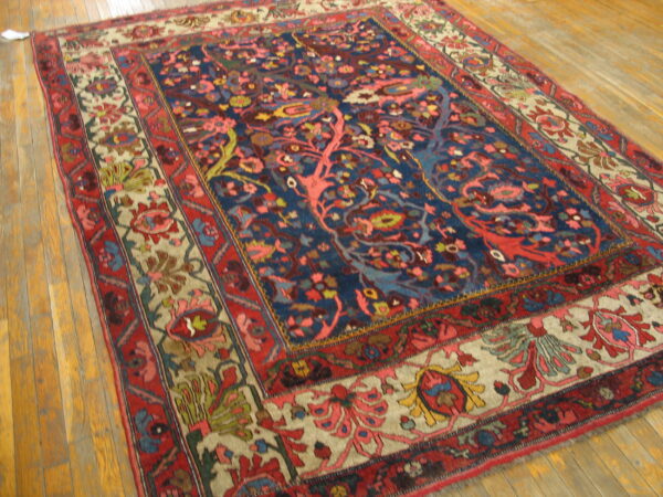 Colorful floral patterned persian rug