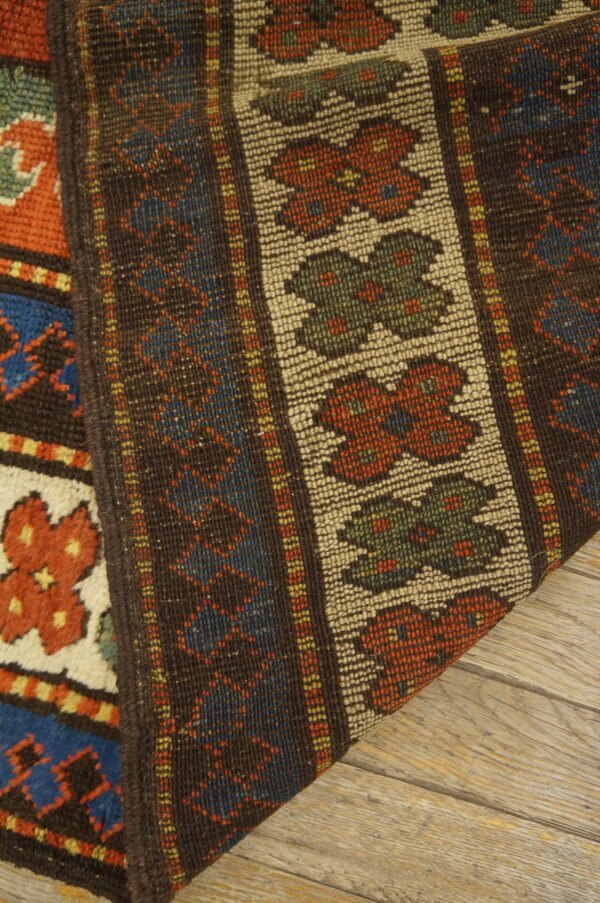 Antique caucasian caucasus - kazak knotted rug - image 2