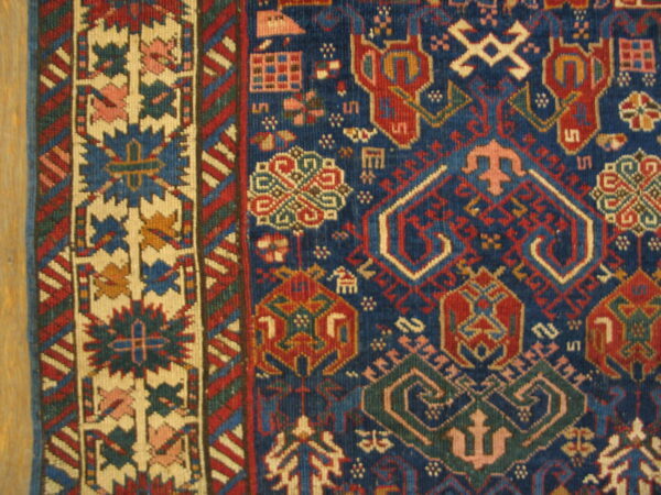 Antique caucasian - bidjov caucasian knotted rug - image 4