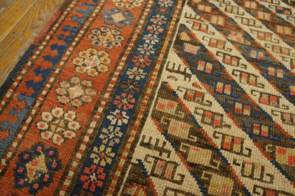 Antique caucasian - ganjeh caucasian knotted rug - image 2