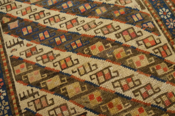 Antique caucasian - ganjeh caucasian knotted rug - image 3