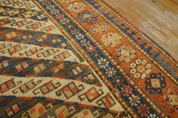 Antique caucasian - ganjeh caucasian knotted rug - image 4