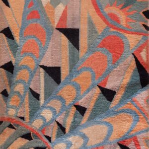 Antique Chinese - Art Deco Multicolor 1920s Rug