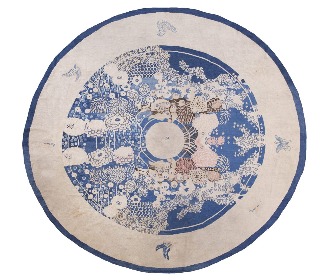 Antique chinese peking chinese blue 1930s rug 21269 1 | by rugs on net