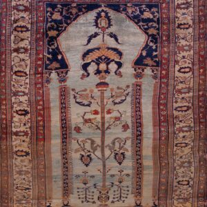 Fine Luxurious Antique Persian Heriz Muslim Prayer Rug by Rugs On Net