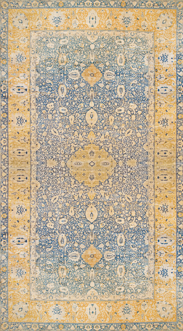 Antique indian oversized large oversized big rug wool