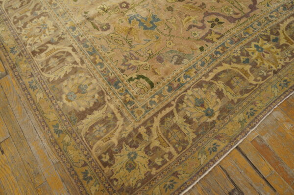 Antique indian oversized room size wool rug - image 8