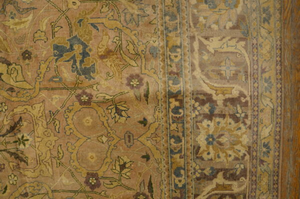 Antique indian oversized room size wool rug - image 6