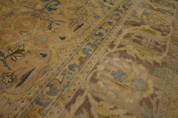 Antique indian oversized room size wool rug - image 5