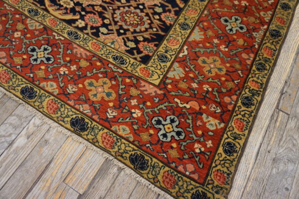 Antique joshaqan persian knotted rug - image 8