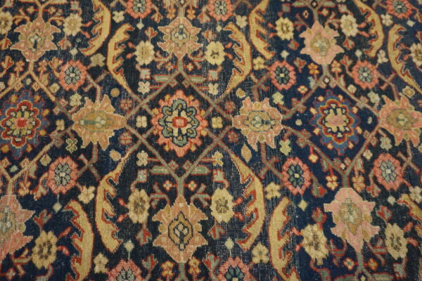 Antique joshaqan persian knotted rug - image 7