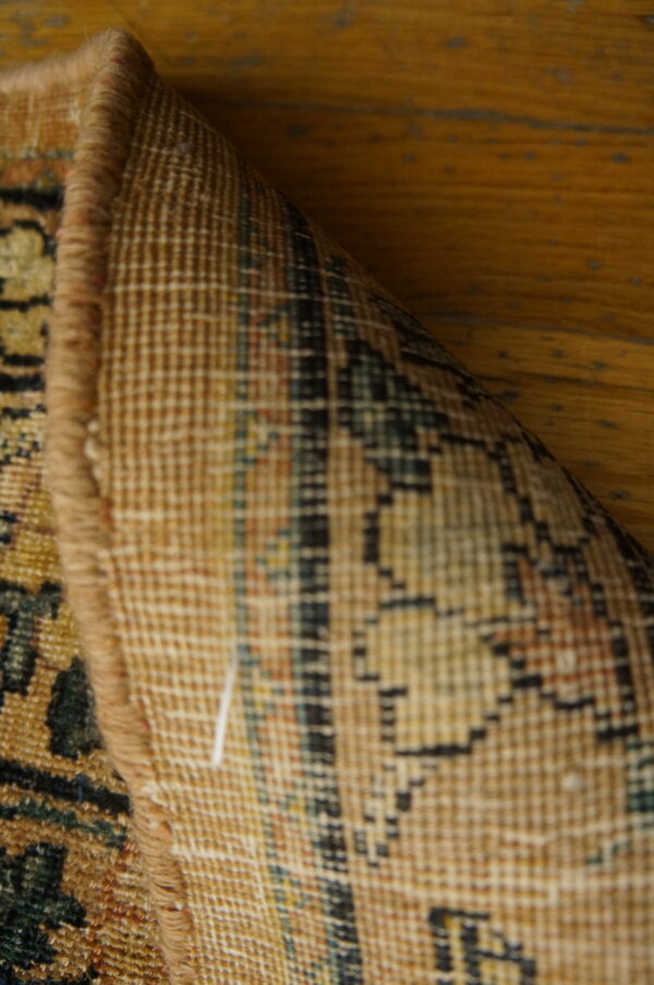 Fine weave intricate floral pattern antique oversized persian kerman rug - image 2