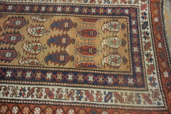 Colorful traditional kurdish patterned rug