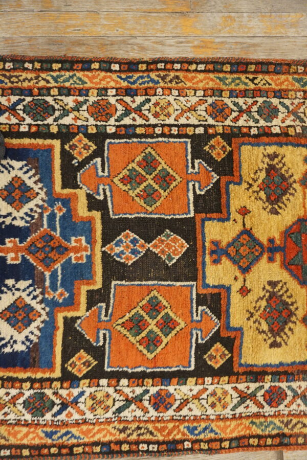 Antique kurdish turkish knotted rug - image 9