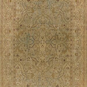 Antique Large Amritsar Indian Allover Knotted Rug