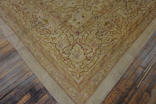 Antique large amritsar indian allover knotted rug - image 4