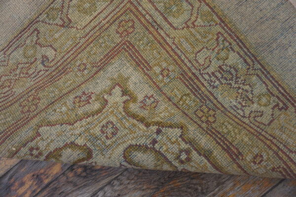 Antique large amritsar indian allover knotted rug - image 5