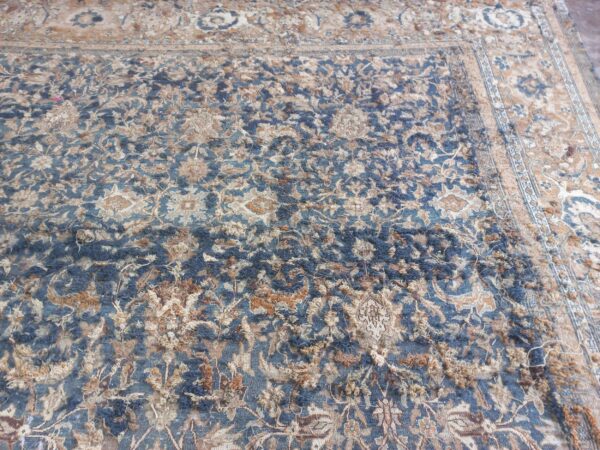 Antique large bibikabad persian knotted rug - image 5