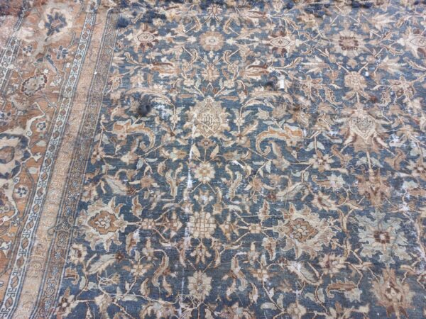 Antique large bibikabad persian knotted rug - image 6