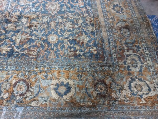 Antique large bibikabad persian knotted rug - image 7