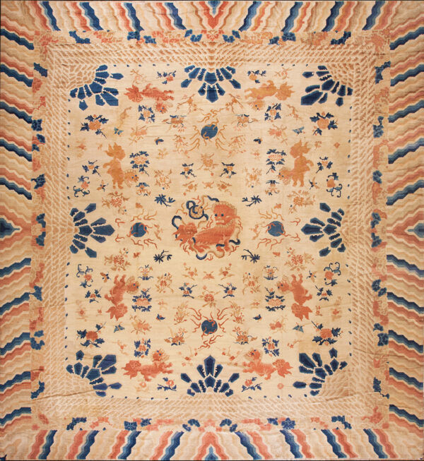 Intricate floral design with vibrant colors